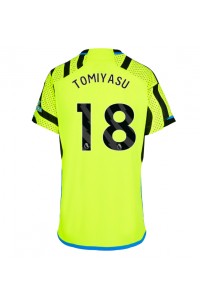 Fotbalové Dres Arsenal Takehiro Tomiyasu #18 Dámské Venkovní Oblečení 2023-24 Krátký Rukáv